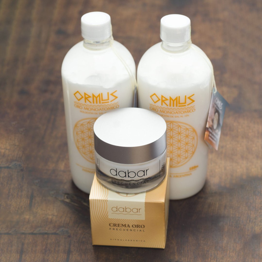 Combo 2 Ormus 500ml + Crema Oro 50ml Dabar Frecuencial